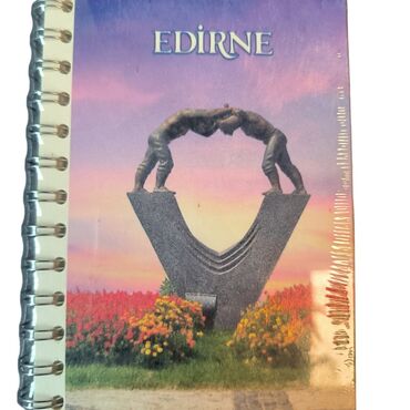 Edirne Themed Custom Printed Wood Cover Notebook 120x170 mm - 4