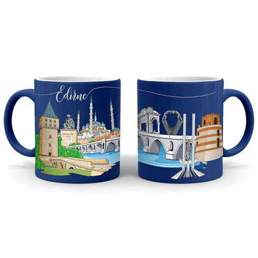 Edirne Themed Customised Serigraphy Printed Ceramic Mug 82x90 mm - 7