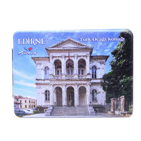 Edirne Themed Customised Uv Printed Rectangle Compact Mirror 85x62x11 mm - 2