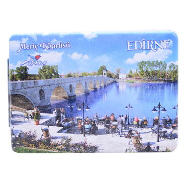 Edirne Themed Customised Uv Printed Rectangle Compact Mirror 85x62x11 mm - 7