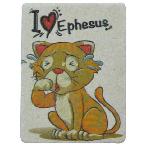 Ephesus Themed Customised Stone Fridge Magnet 60x45 mm - 4