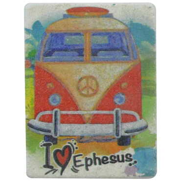 Ephesus Themed Customised Stone Fridge Magnet 60x45 mm - 13