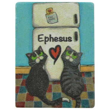 Ephesus Themed Customised Stone Fridge Magnet 60x45 mm - 16