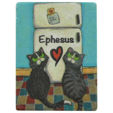 Ephesus Themed Customised Stone Fridge Magnet 60x45 mm - 16