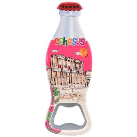 Ephesus Themed Customised Uv Printed Coca Cola Bottle Shape Plastic Base Bottle Opener 42x120 mm - 5