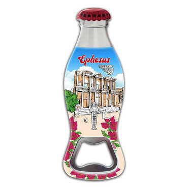 Ephesus Themed Customised Uv Printed Coca Cola Bottle Shape Plastic Base Bottle Opener 42x120 mm - 7