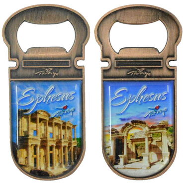 Ephesus Themed Magnet Small Metal Opener - 2