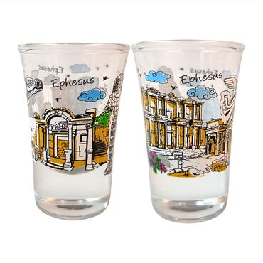 Ephesus Themed Shot Glass Set of 2 Pcs - 5