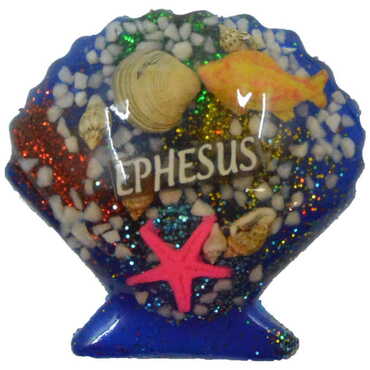 Ephesus Themed Transparent Polyester Photo Fridge Magnet - 15