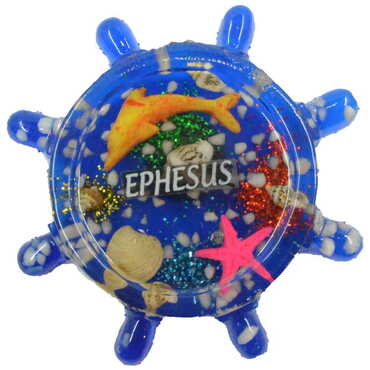 Ephesus Themed Transparent Polyester Photo Fridge Magnet - 16