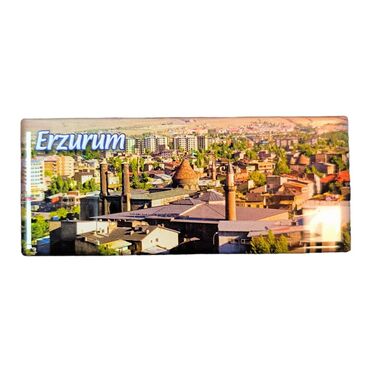 Toptan Erzurum Temalı Myros Panaromik Magnet 120x50 mm - 2