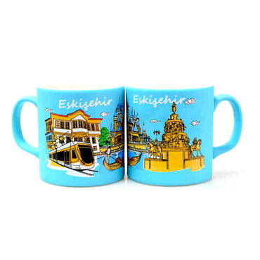 Eskisehir Themed Customised Serigraphy Printed Ceramic Mug 82x90 mm - 4