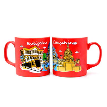 Eskisehir Themed Customised Serigraphy Printed Ceramic Mug 82x90 mm - 5