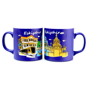 Eskisehir Themed Customised Serigraphy Printed Ceramic Mug 82x90 mm - 3