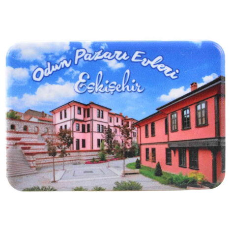 Eskisehir Themed Customised UV Printed Plastic Base Rectangle Fridge Magnet 80x50 mm - 8