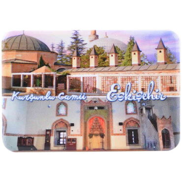 Eskisehir Themed Customised UV Printed Plastic Base Rectangle Fridge Magnet 80x50 mm - 9