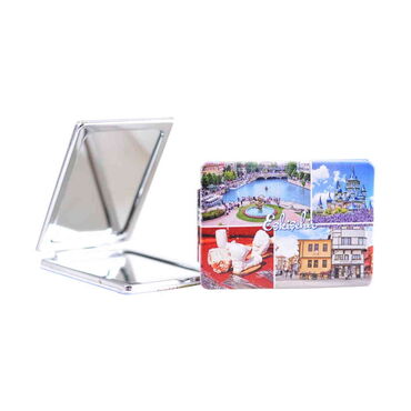 Eskisehir Themed Customised Uv Printed Rectangle Compact Mirror 85x62x11 mm - 6