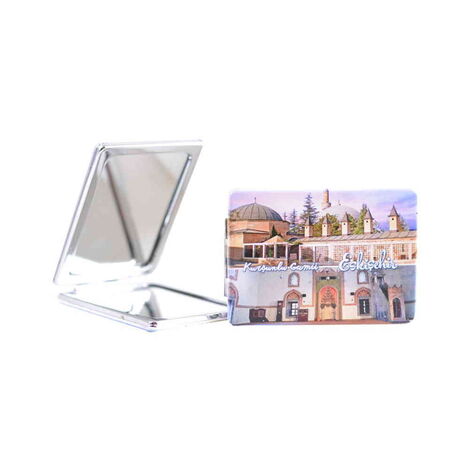 Eskisehir Themed Customised Uv Printed Rectangle Compact Mirror 85x62x11 mm - 7