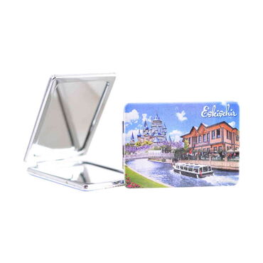 Eskisehir Themed Customised Uv Printed Rectangle Compact Mirror 85x62x11 mm - 8