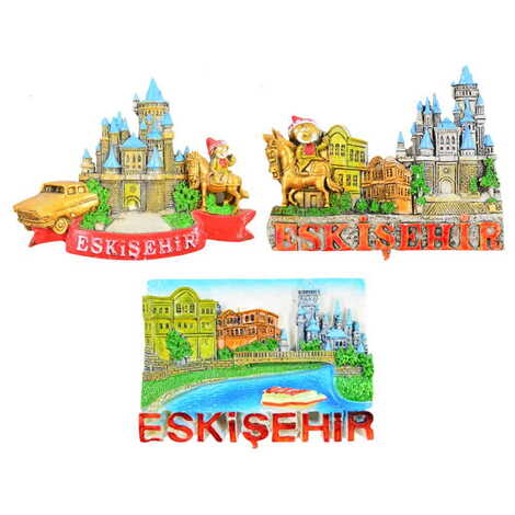 Eskisehir Themed Polyester Fridge Magnet - 3