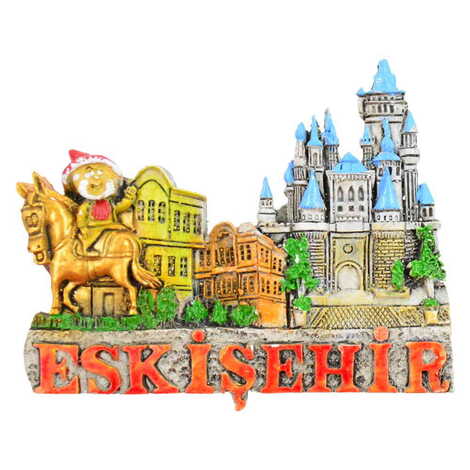 Eskisehir Themed Polyester Fridge Magnet - 5