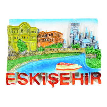 Eskisehir Themed Polyester Fridge Magnet - 6