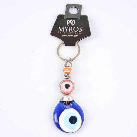 Evil Eye Glass Keyring - 27