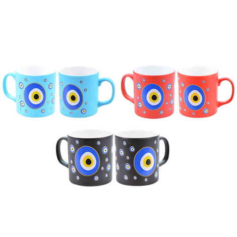 Evil Eye Themed Ceramic Custom Printed Mug - 5