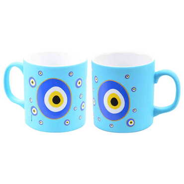 Evil Eye Themed Ceramic Custom Printed Mug - 6