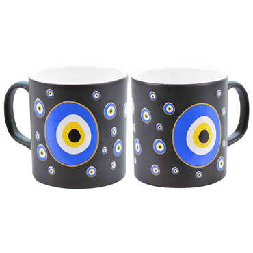 Evil Eye Themed Ceramic Custom Printed Mug - 8