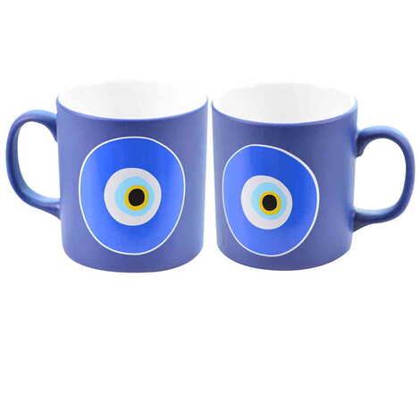 Evil Eye Themed Ceramic Custom Printed Mug - 9