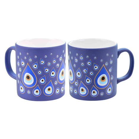 Evil Eye Themed Ceramic Custom Printed Mug - 15