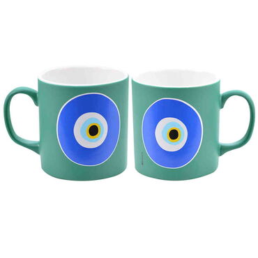 Evil Eye Themed Ceramic Custom Printed Mug - 16