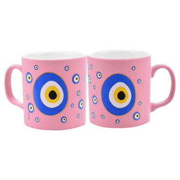 Evil Eye Themed Ceramic Custom Printed Mug - 17