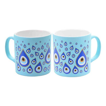 Evil Eye Themed Ceramic Custom Printed Mug - 18