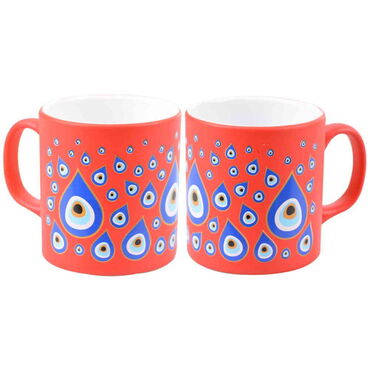 Evil Eye Themed Ceramic Custom Printed Mug - 19