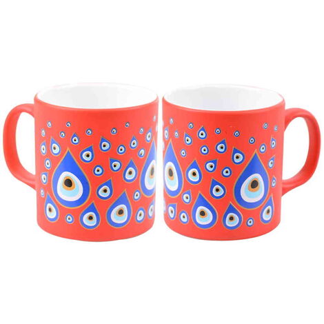 Evil Eye Themed Ceramic Custom Printed Mug - 19