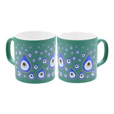 Evil Eye Themed Ceramic Custom Printed Mug - 20