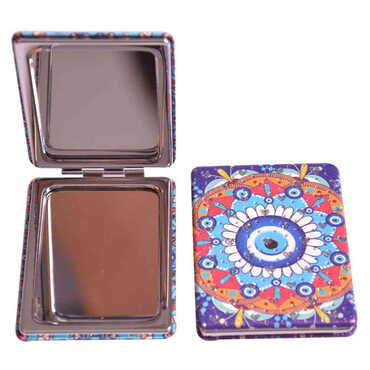 Evil Eye Themed Custom Printed Rectangle Pocket Mirror - 3