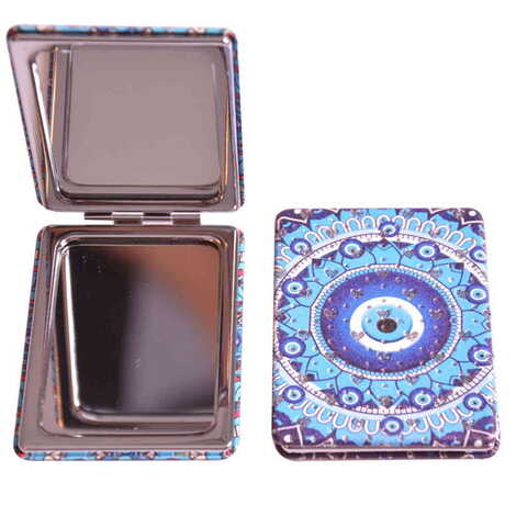 Evil Eye Themed Custom Printed Rectangle Pocket Mirror - 4