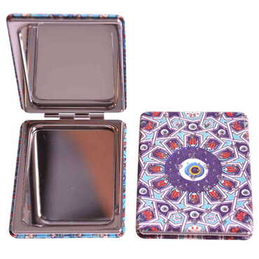 Evil Eye Themed Custom Printed Rectangle Pocket Mirror - 6