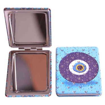 Evil Eye Themed Custom Printed Rectangle Pocket Mirror - 7