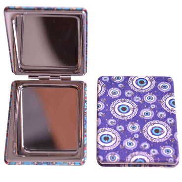 Evil Eye Themed Custom Printed Rectangle Pocket Mirror - 8