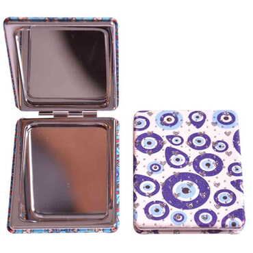 Evil Eye Themed Custom Printed Rectangle Pocket Mirror - 11