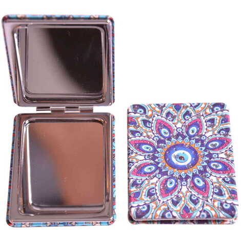 Evil Eye Themed Custom Printed Rectangle Pocket Mirror - 12