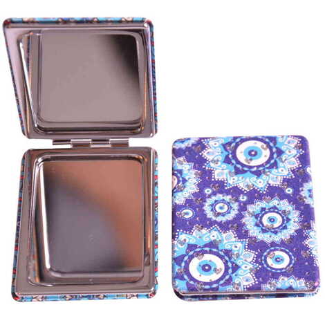 Evil Eye Themed Custom Printed Rectangle Pocket Mirror - 13