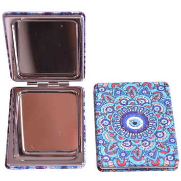 Evil Eye Themed Custom Printed Rectangle Pocket Mirror - 14