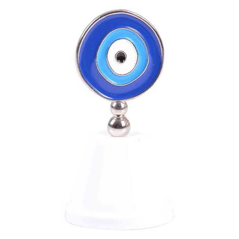 Evil Eye Themed Metal Enamel Hand Bell - 3