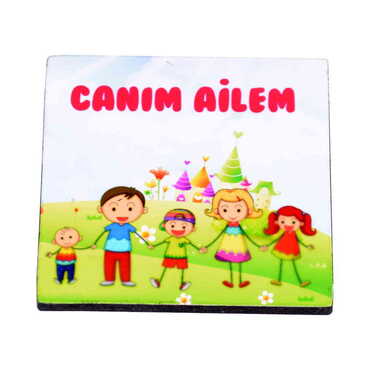 Family Themed Customised Eva Fridge Magnet - 3