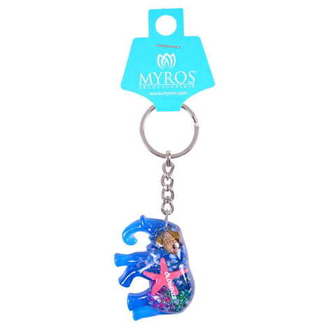 Fethiye Themed Customised Transparent Polyester Keyring - 7